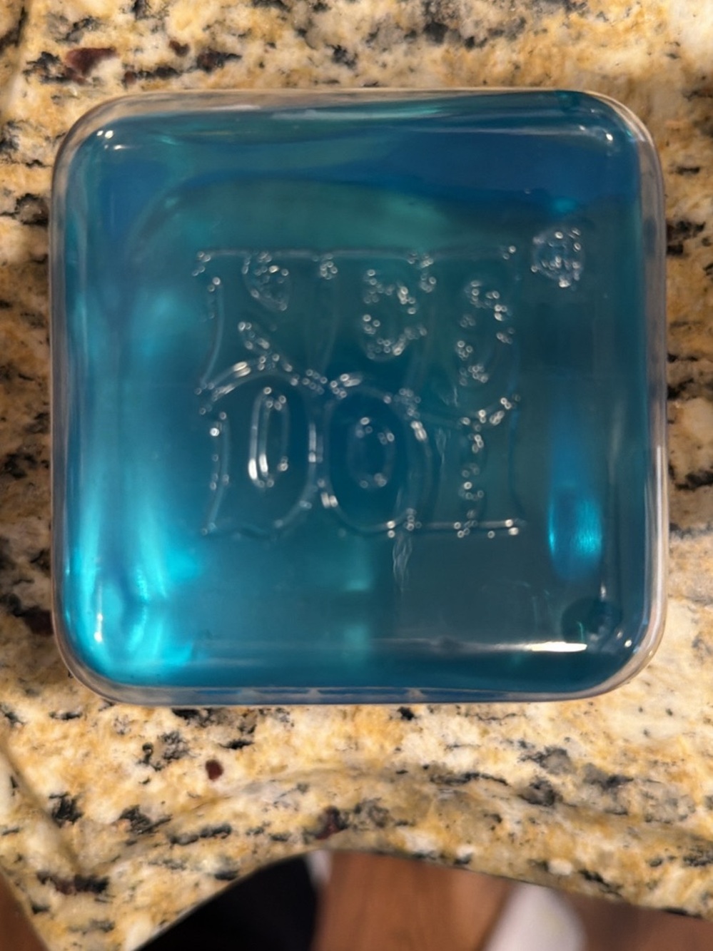 NeeDoh Nice Berg Blue Super Solid Squish Toy - Picture 2 of 3